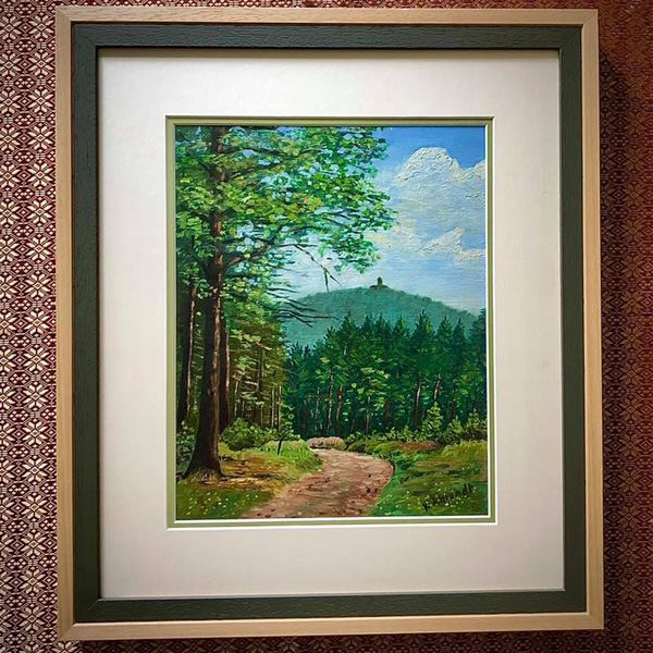 Framed by Mark - oil painting mount and framing