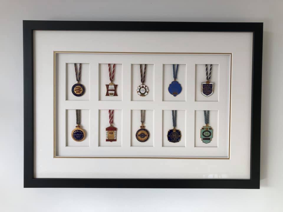 Framed by Mark - medal framing